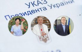 Президент відзначив жителів Хмельниччини званнями «заслужених»