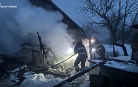 На Хмельниччині під час пожежі врятували 44-річного чоловіка