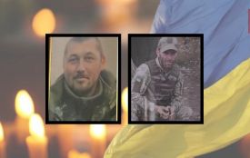 Загинули на Донеччині. У Хмельницькому попрощались з Володимиром Заставнюком та Олександро Алєксєєвим