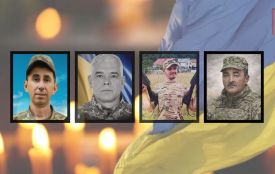 На щиті повертаються четверо військових з Хмельниччини: Гонта Василь, Зінатулін Рустам, Лісовий Валентин і Марков Ігор
