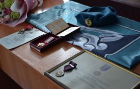 Посмертно і особисто: трьом воїнам з Хмельниччини вручили державні нагороди