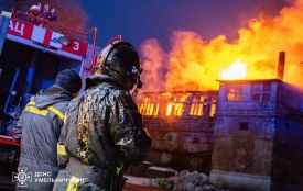 У Хмельницькому горів асфальтний завод (ФОТО, ВІДЕО)