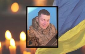 У Хмельницькому попрощалися з 37-річним Олександром Домбровським, який загинув на Курщині