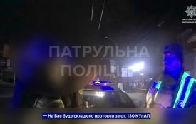 У Хмельницькому під час комендантської зупинили пʼяну водійку