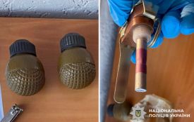 У Хмельницькому на автовокзалі затримали чоловіка з гранатами