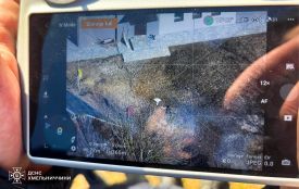 На Хмельниччині рятувальники з дронами шукають паліїв сухої трави