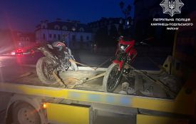 Склали 13 протоколів: на Хмельниччині патрульні зупинили неповнолітніх мотоциклістів