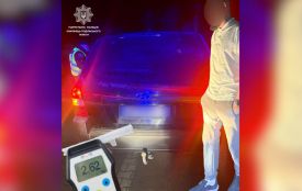 На Хмельниччині зупинили п’яного водія Hyundai: Драгер показав 2,62 проміле