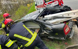 Водій Skoda загинув в ДТП у Хмельницькому районі: тіло деблокували рятувальники
