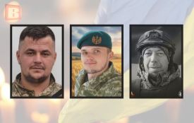 На щиті повертаються жителі Хмельниччини: Горбатенко Андрій, Кольцов Богдан та Семенюшко Андрій