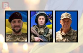 На щиті повертаються воїни з Хмельниччини — Олег Болюх, Сергій Постернак та Віктор Ткач