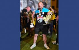 Ветеран з Хмельниччини здобув «золото» на Чемпіонаті Європи з богатирського багатоборства