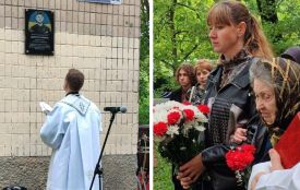 У Кам’янці відкрили меморіальну дошку на честь воїна Дмитра Ломова
