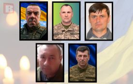 На щиті повертаються пʼятеро воїнів з Хмельниччини: Андрій Войтюк, Василь Гродський, Олександр Зьолка, Анатолій Оверко, Володимир Ужицький