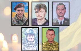 На щиті повернулось пʼятеро воїнів з Хмельниччини: Дмитро Бондарчук, Олексій Вавричин, Ігор Пусєв, Ярослав Стефанюк та Юрій Цибульський