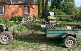 На Хмельниччині 16-річний хлопець на мотоблоці злетів у кювет: постраждала жінка
