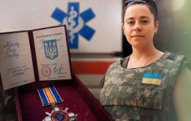 Бойову медикиню з Хмельниччини нагородили орденом «За мужність»