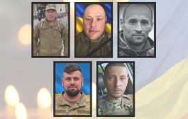 На війні загинуло пʼятеро жителів Хмельниччини: Олег Багрій, Олександр Білецький, Олег Жуківський, Сергій Лоб, Василь Яковчук