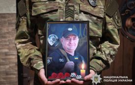На Хмельниччині попрощалися із поліцейським Ігорем Мельником