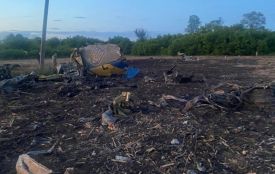 ДБР вилучили «чорну скриньку» на місці падіння бомбардувальника Су-24М на Хмельниччині