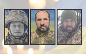 «На щиті» — четверо воїнів з Хмельниччини: Олександр Гоменюк, Олександр Ковальчук, Олег Мельничук та Сергій Рижов