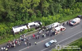 ДТП з туристичним автобусом на Хмельниччині: поліція розпочала кримінальне провадження