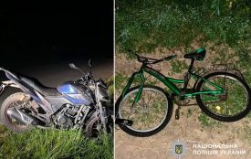 В Ружичанці 17-річний мотоцикліст зіткнувся з 9-річним велосипедистом