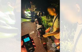 1,21 проміле в крові: на Кам’янеччині п’яний мотоцикліст їздив без прав