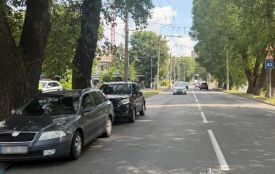 На Старокостянтинівському шосе сталася потрійна аварія. Є постраждалий