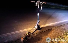 На Красилівщині оштрафували п’яного водія електросамоката