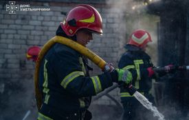 Під час пожежі у Хмельницькому травмувалася жінка