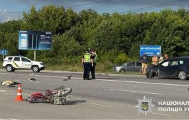 У реанімації мотоцикліст, який постраждав у ДТП біля Кам’янця