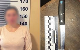 На Хмельниччині жінка під час сварки вдарила ножем співмешканця. Їй оголосили підозру.