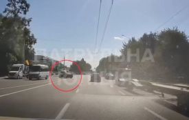 На водія, який порушив ПДР на проспекті Миру, склали протокол