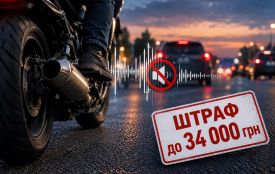 Гучні мотоцикли та авто перевищують «рівень шуму»: порушникам загрожує до 34 тисяч гривень