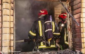 На Вінницькому шосе горів магазин ритуальних товарів