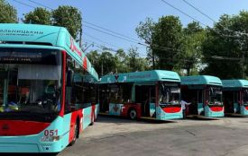 Через ремонт дороги в центрі Хмельницького, змінено рух тролейбусів