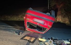 На Теофіпольщині перекинувся «Volkswagen»: 65-річний водій у лікарні