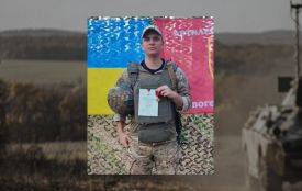 Водій-радіотелефоніст із Хмельниччини Михайло «Лесик» отримав «Золотий хрест»