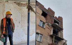 Відбудова після вибуху: на Тернопільській у Хмельницькому продовжуються ремонтні роботи