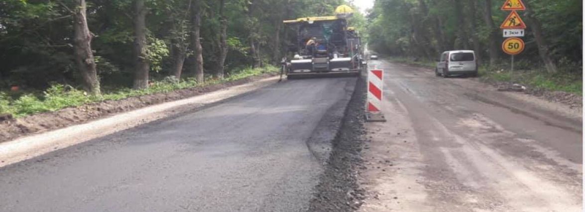 Ремонт дороги на трасі Кам’янець-Білогір’я: що вже встигли зробити