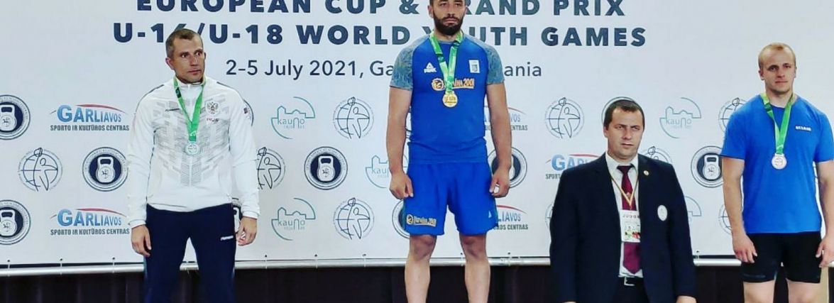 Хмельничанин став найкращим на Кубку Європи з гирьового спорту