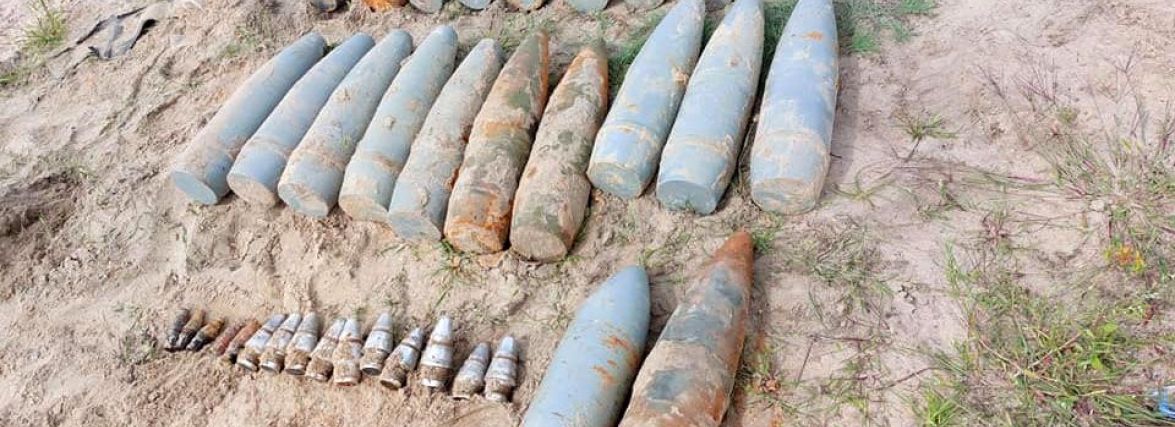 На Хмельниччині знайшли 37 боєприпасів часів Другої світової