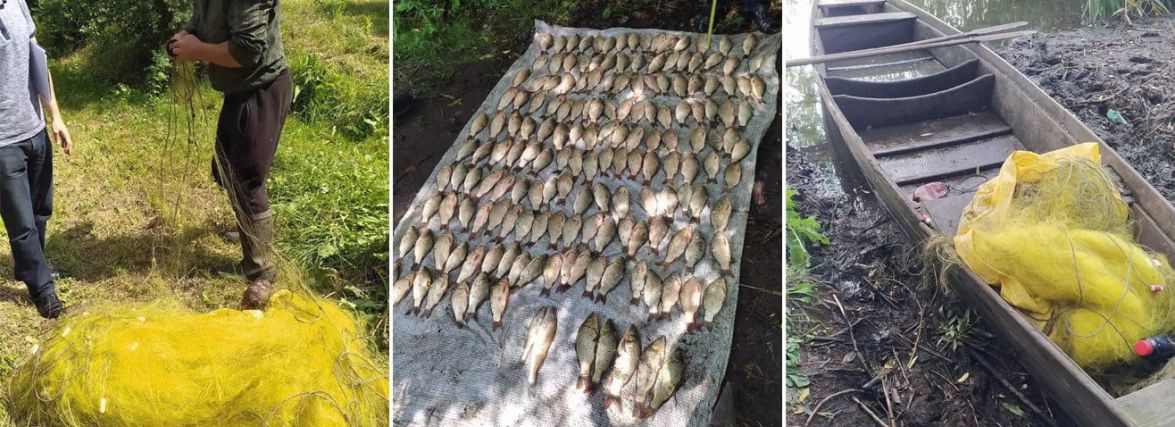 Ловив 250-метровою сіткою. На Південному Бузі спіймали браконьєра
