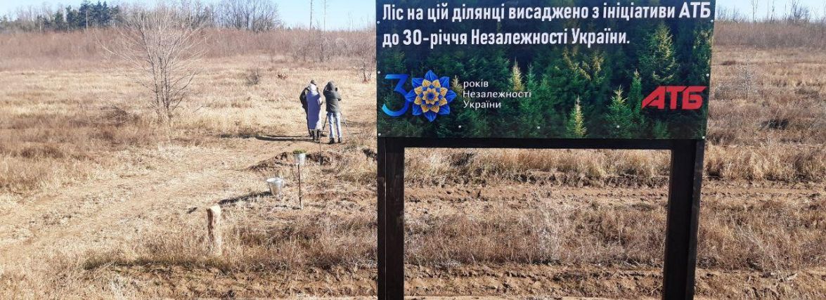 45 га замість обіцяних 30: «АТБ» перевиконала свою обіцянку щодо посадки нових лісів у ювілейний тридцятий рік незалежності (Новини компаній)