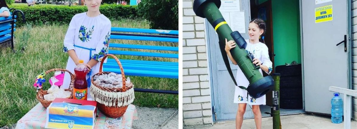 “Наш солдат Джейн”: дівчинка Фаїна продає кекси, щоб зібрати на пікап для снайперів