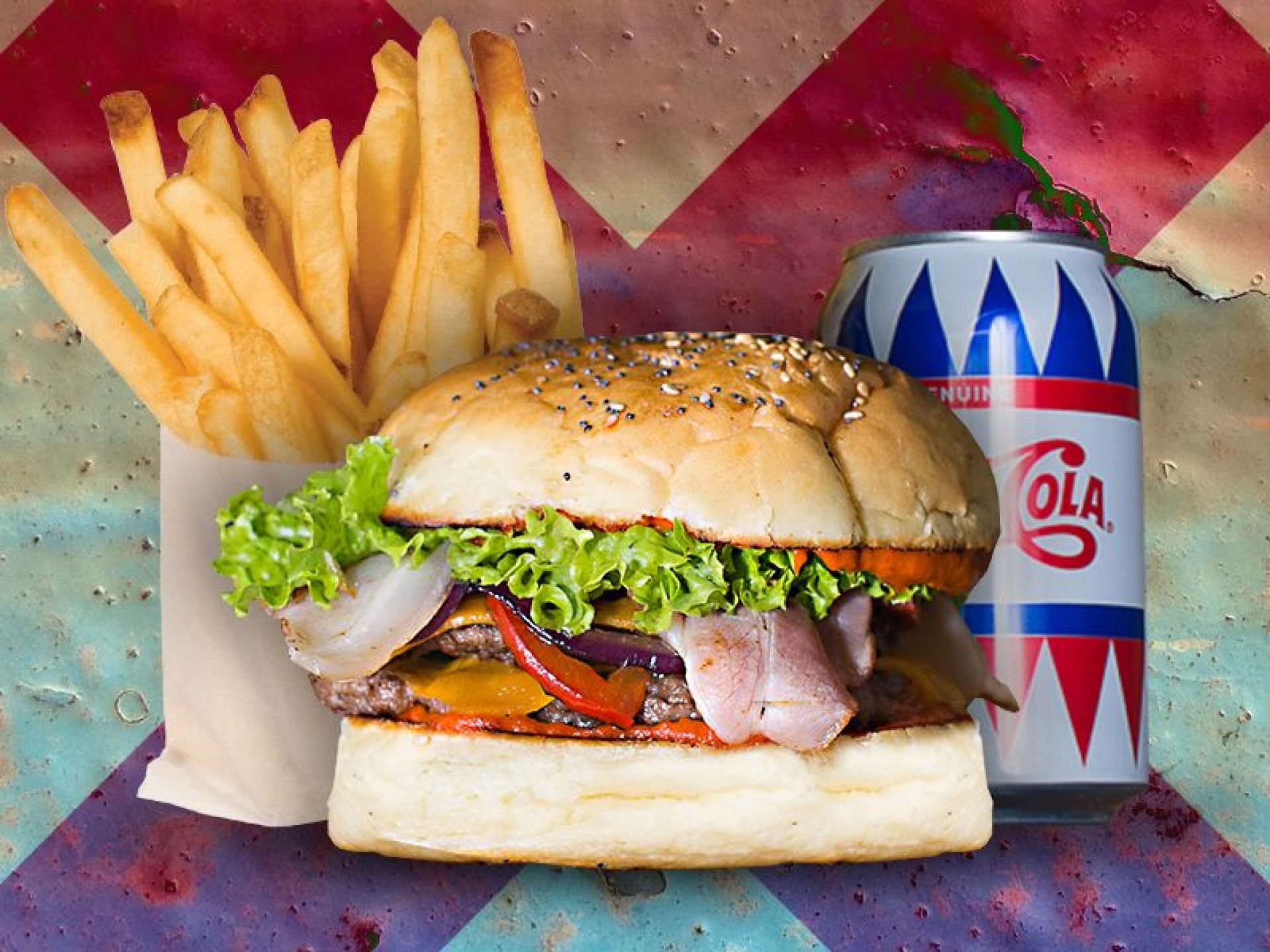 uncle sam double burger